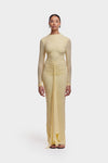 Aluya Mesh Dress - Butter Yellow