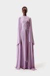 Aluya Mesh Draped Cape - Lilic