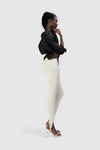 Cropped Tech Mac Jacket - Black