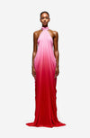 Draped Waterfall Maxi - Flamingo