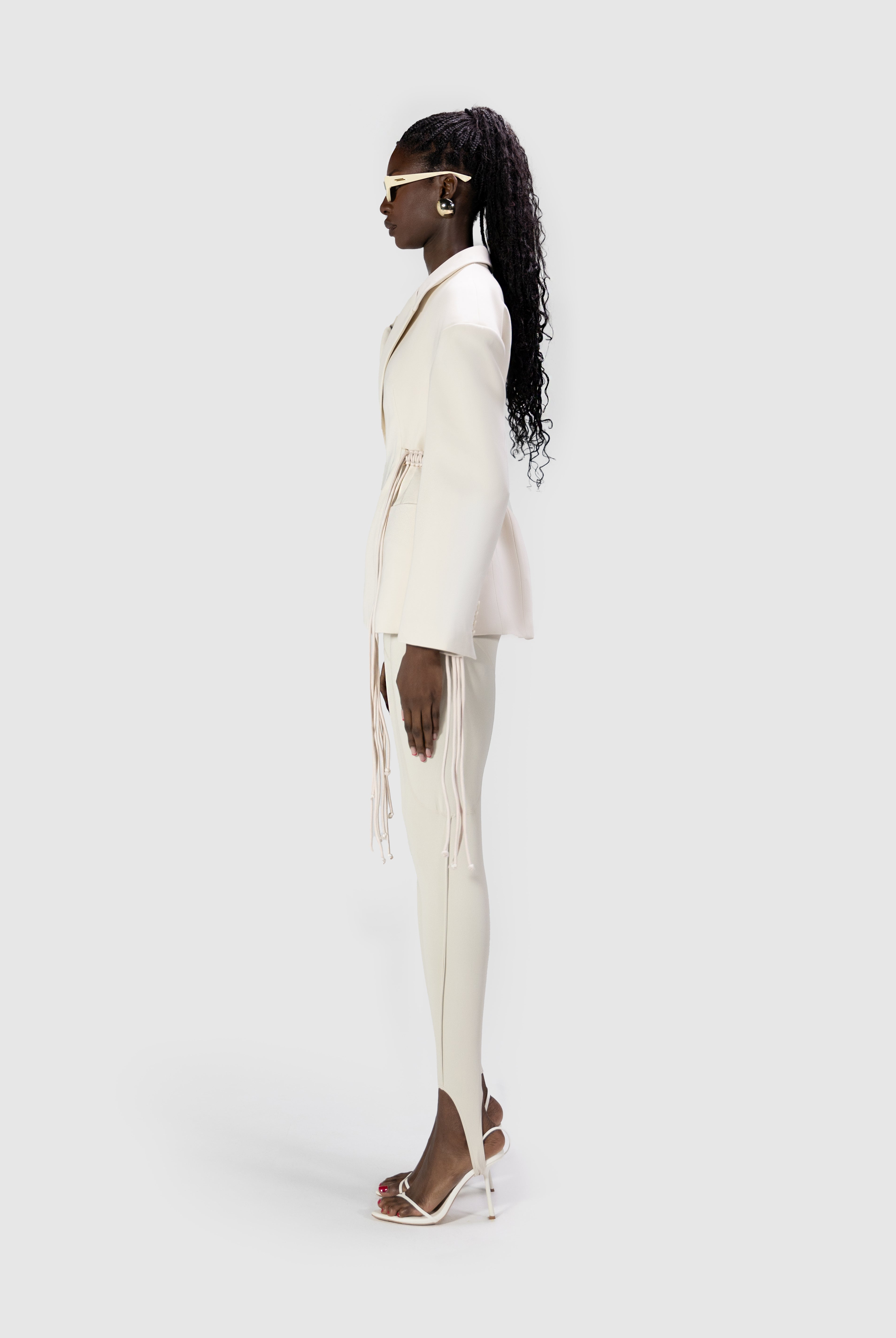 Helsa Hourglass Blazer - Trench