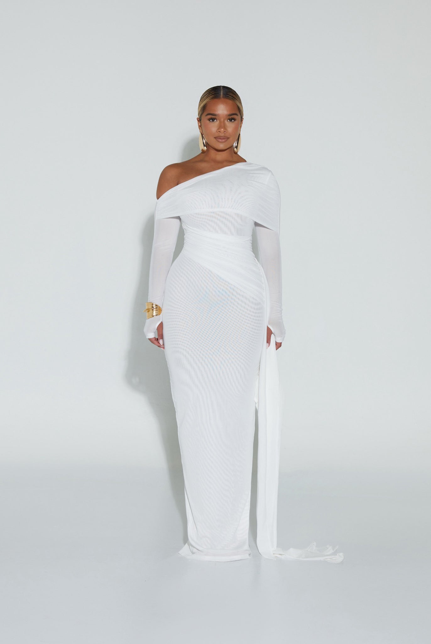 Verella Mesh Maxi - Yacht White