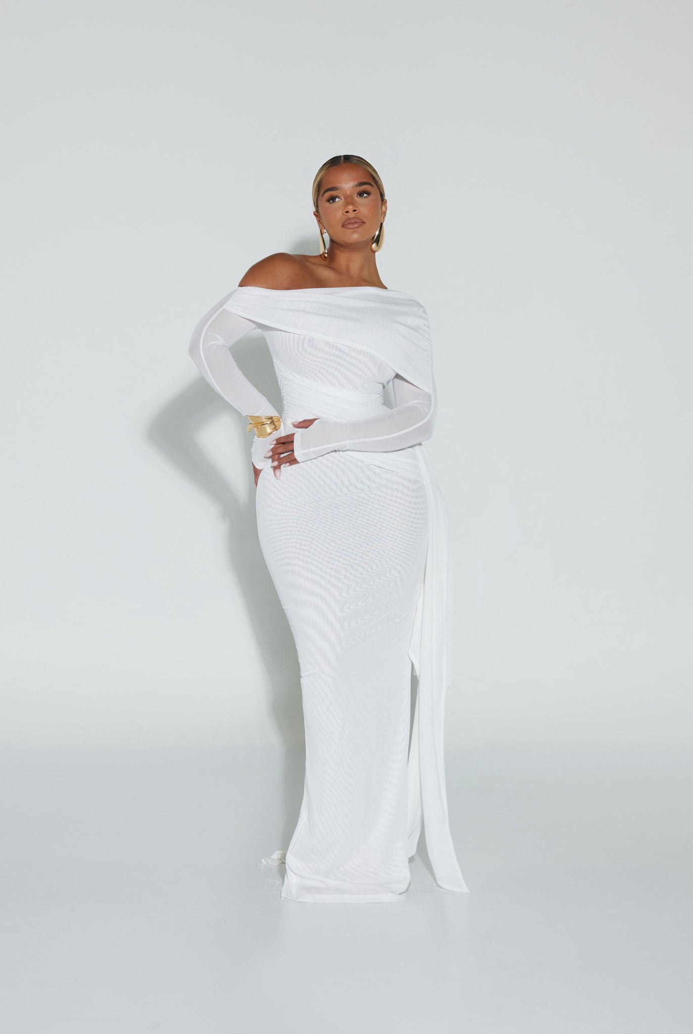 Verella Mesh Maxi - Yacht White