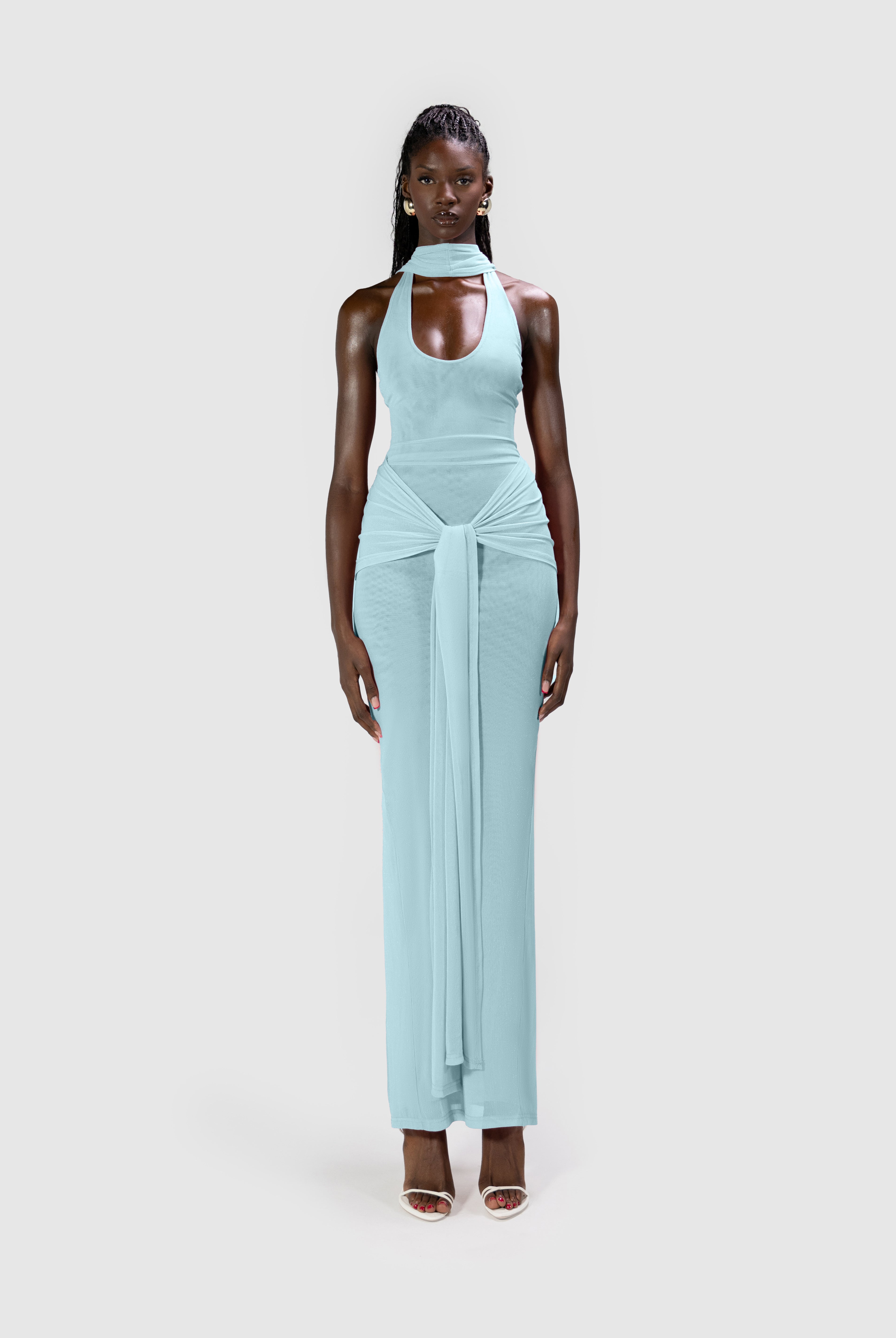 Naomi Dress - Baby Blue