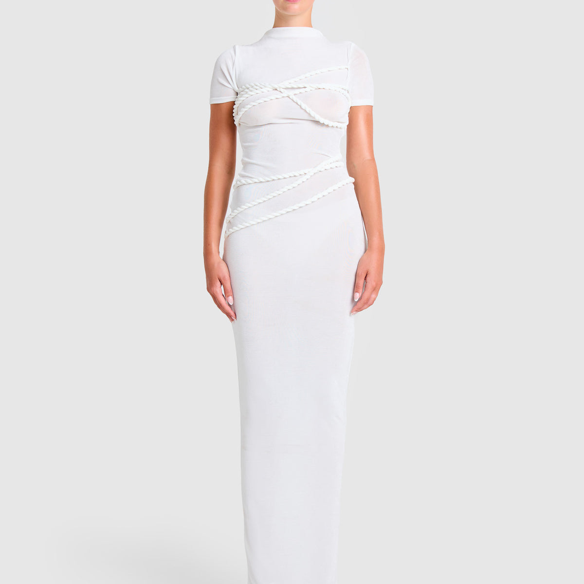 solid twisted design shirt dress SAMPLE SALE Rope T *DOWNLOAD SEWING PATTERN multisizes Color:Pale rose Deniz Black halter-neck maxi x-subClass:MIDI