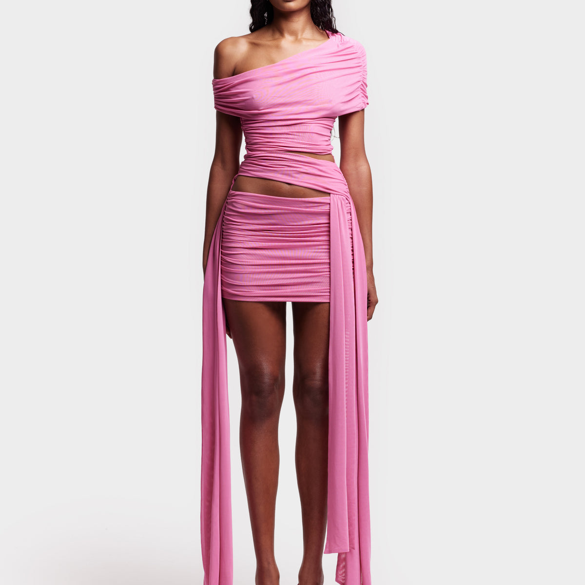 Ruched Cut Out Mini
