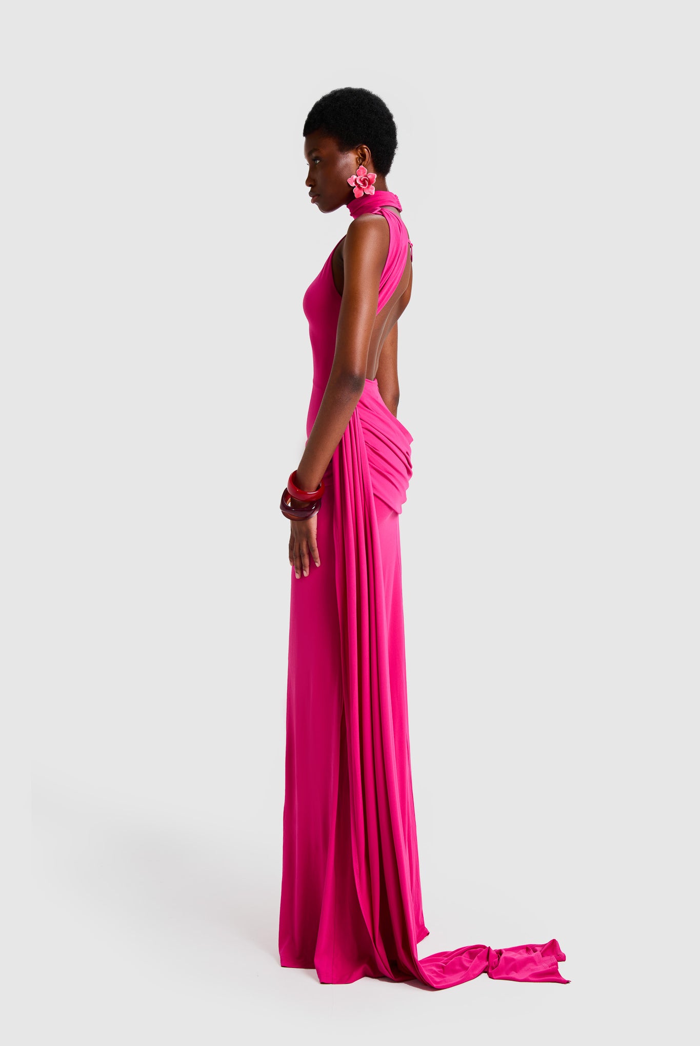Saree Maxi - Dragonfruit