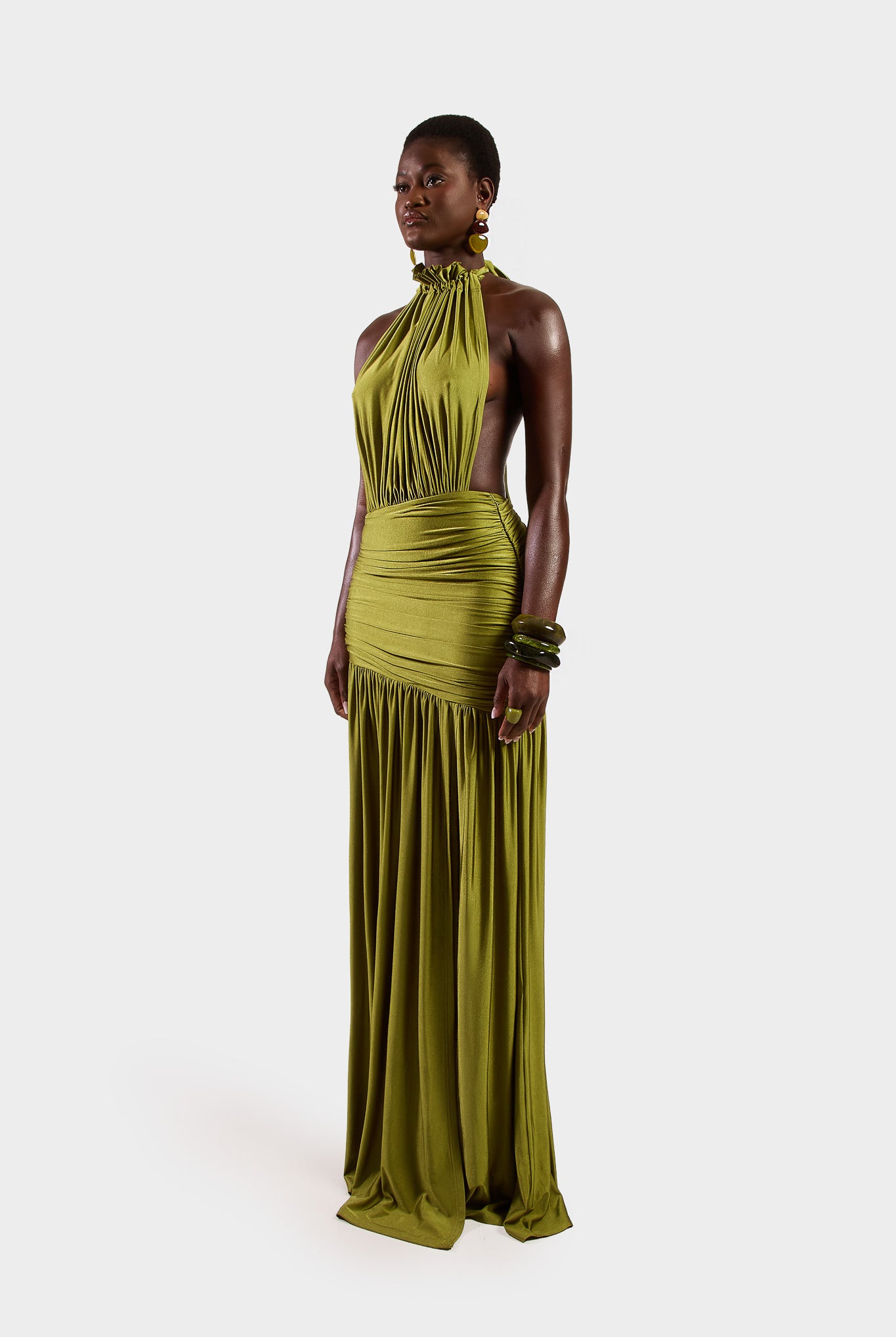 Valina Dress - Olive
