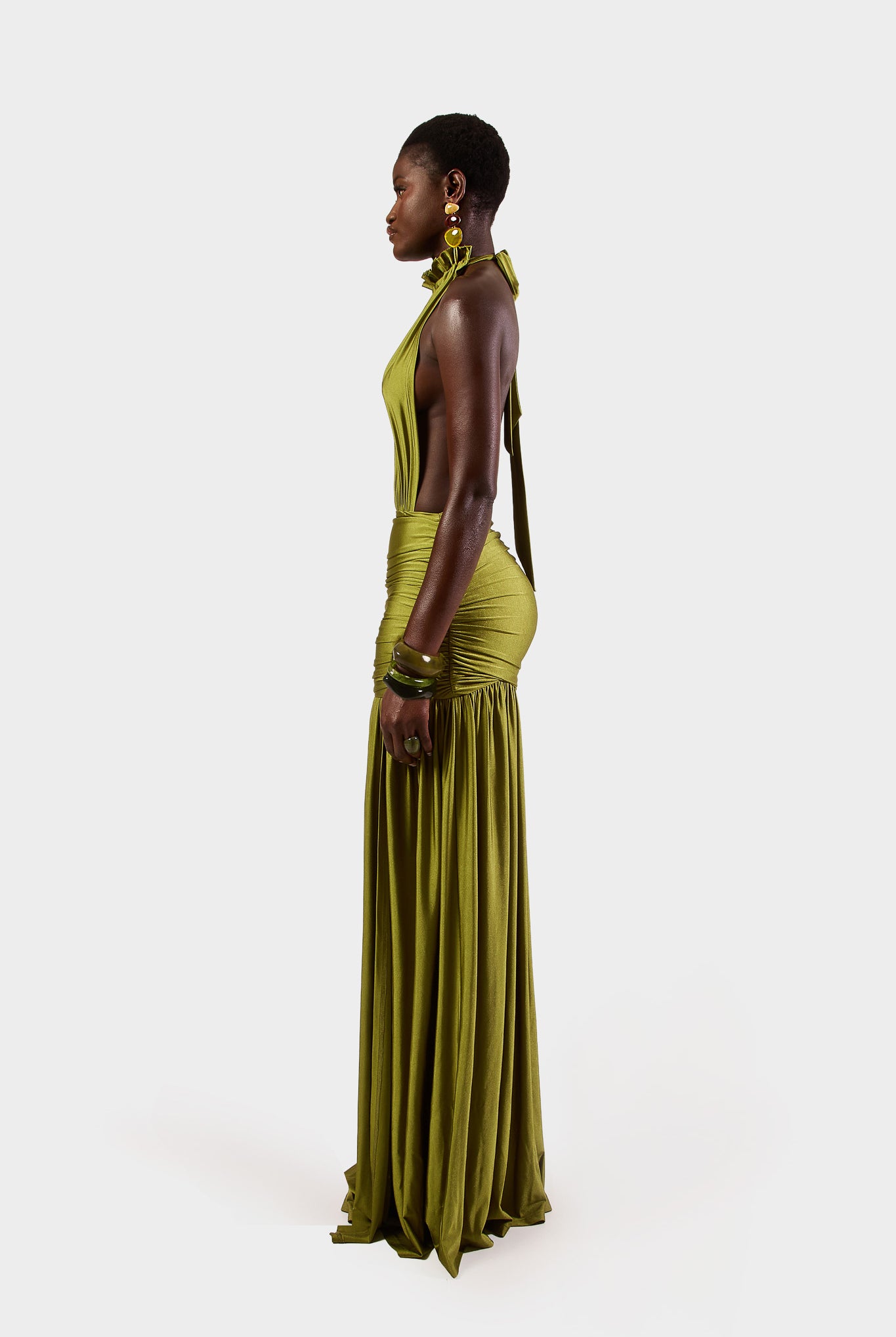Valina Dress - Olive