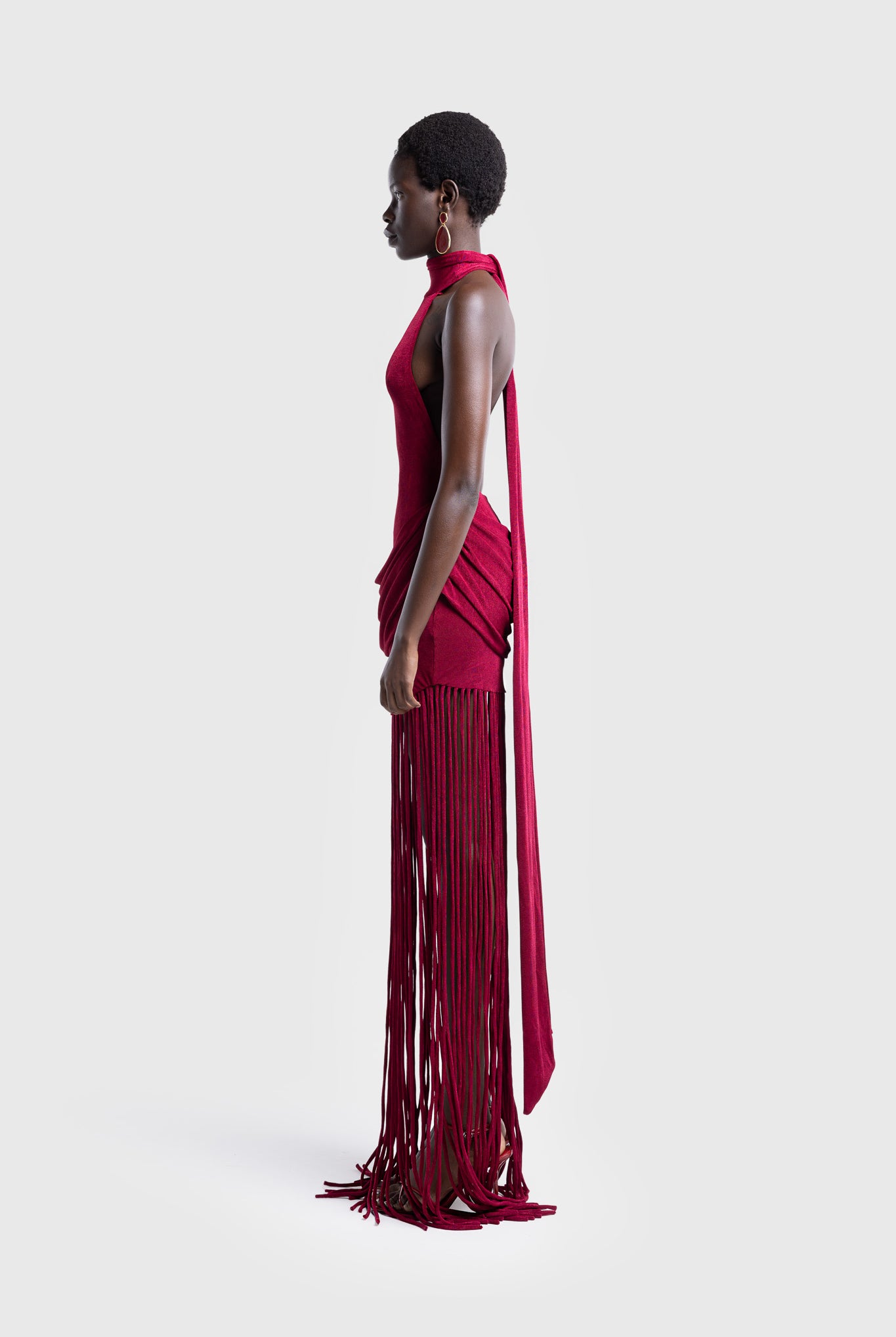 Zuma Tassel Maxi - Deep Cherry