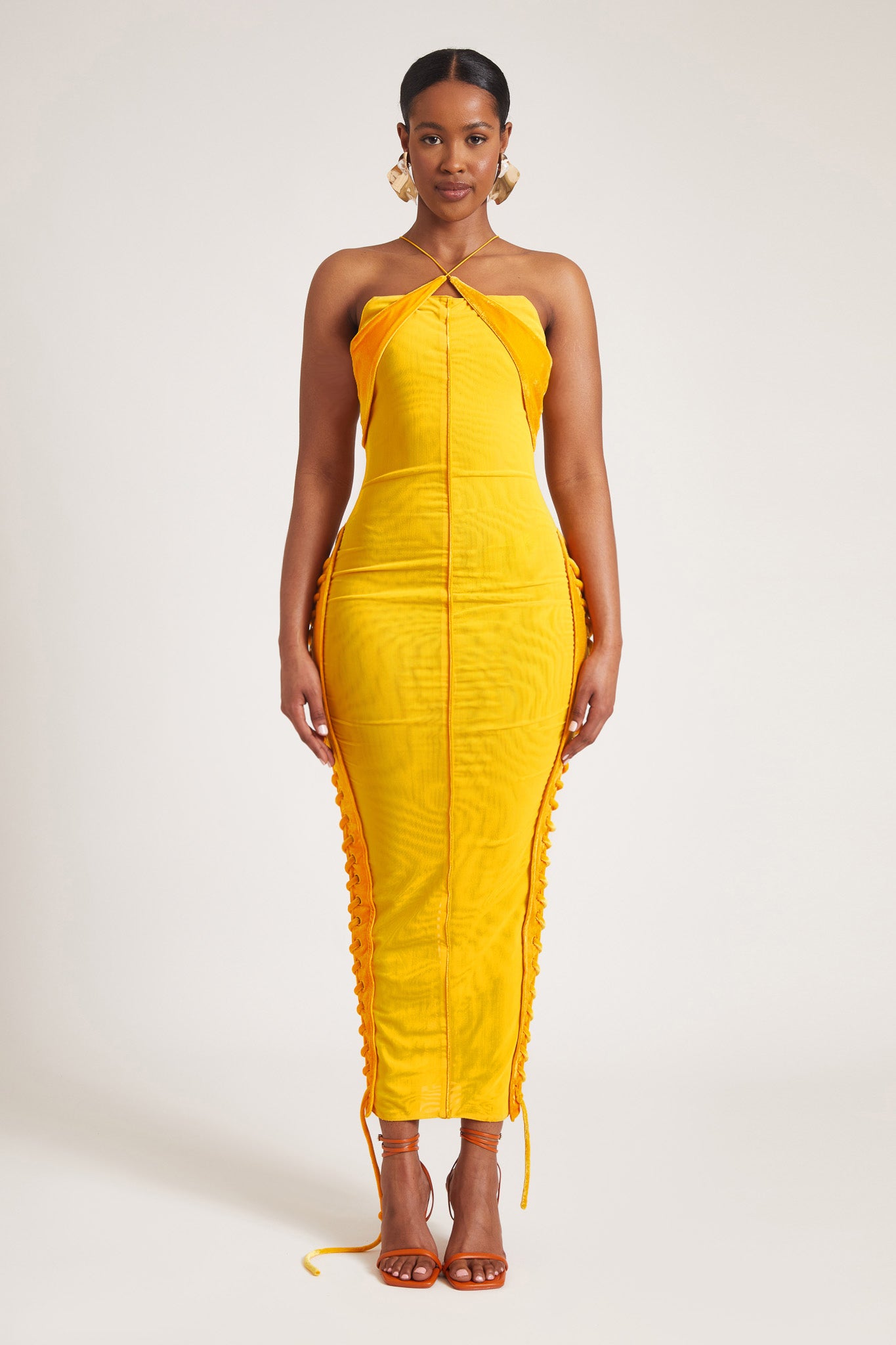 Velvet Mesh Maxi - SUN