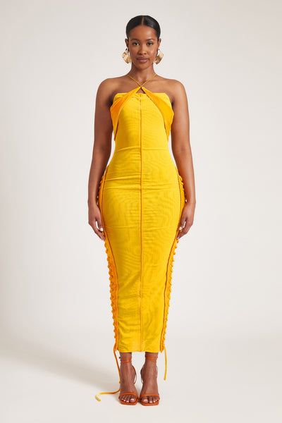 Velvet Mesh Maxi - SUN