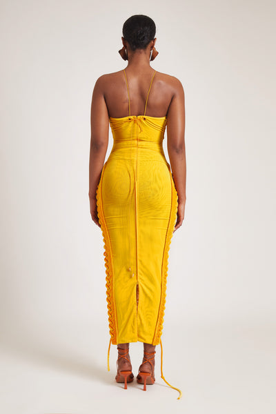 Velvet Mesh Maxi - SUN