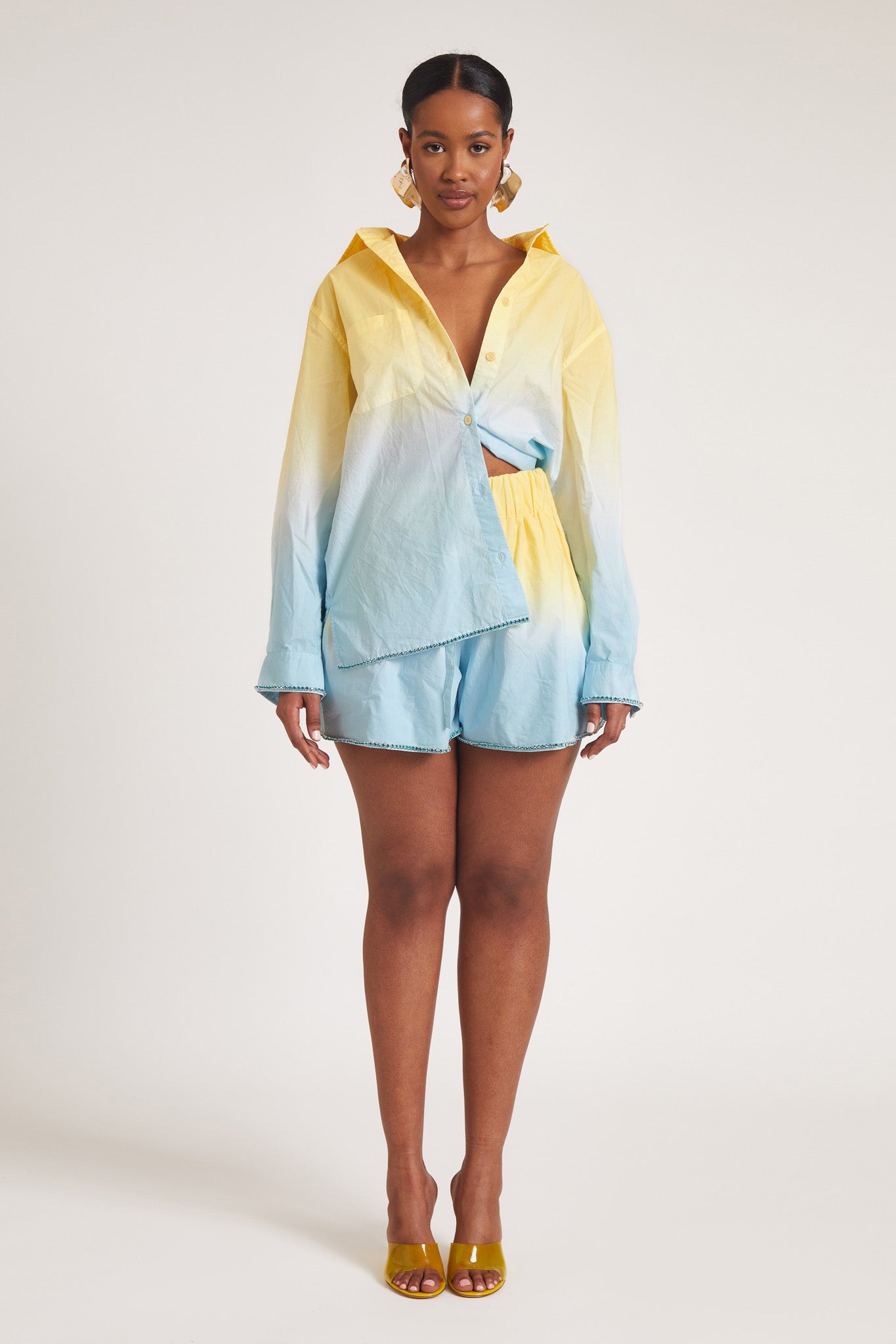Ocean Ombre Poplin Shirt