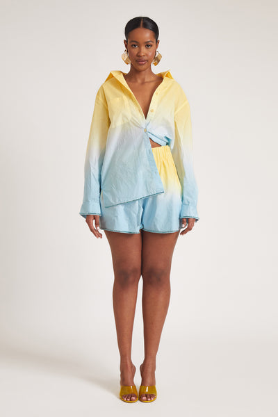 Ocean Ombre Poplin Shirt