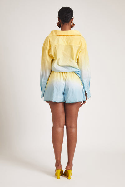 Ocean Ombre Poplin Shirt