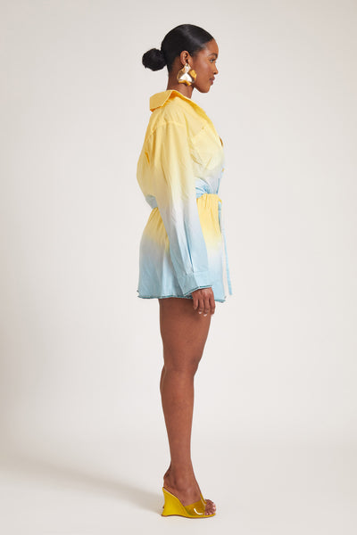 Ocean Ombre Poplin Shirt