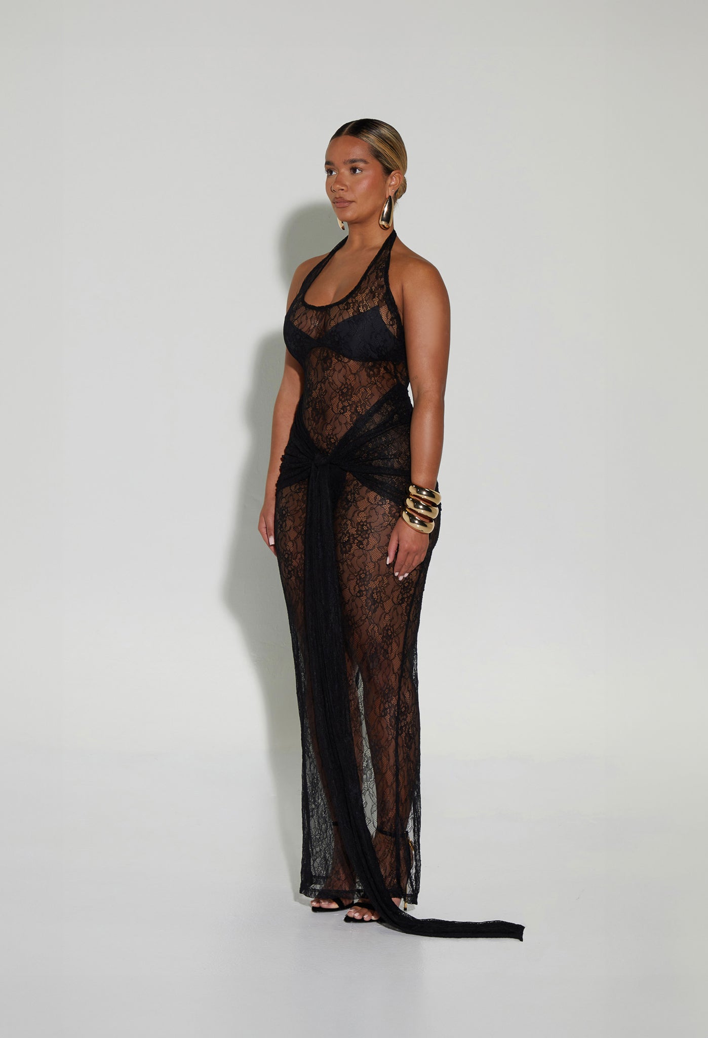 限定値下 Time is on BALFAS LACE O/C SHIRT Naomi Lace Dress - Panther – BBXBRAND