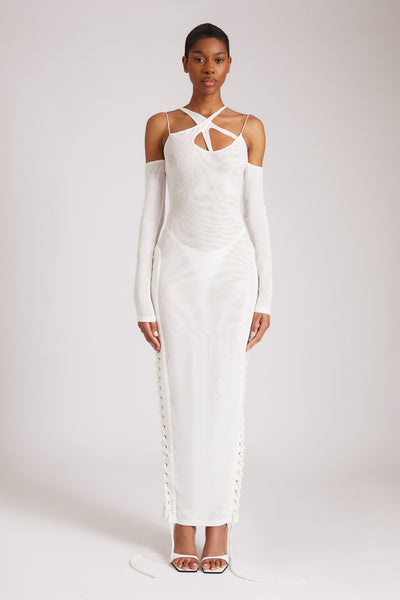 Yacht White Mesh Maxi