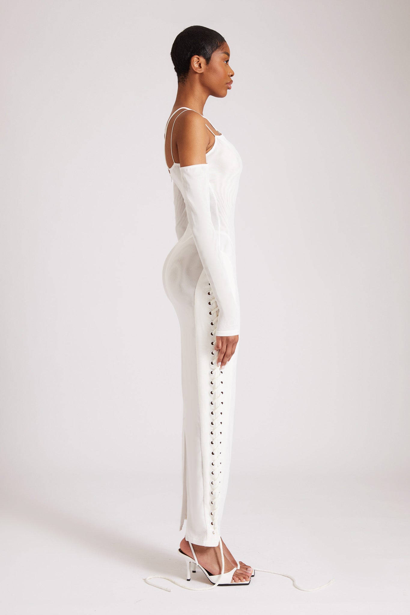 Yacht White Mesh Maxi