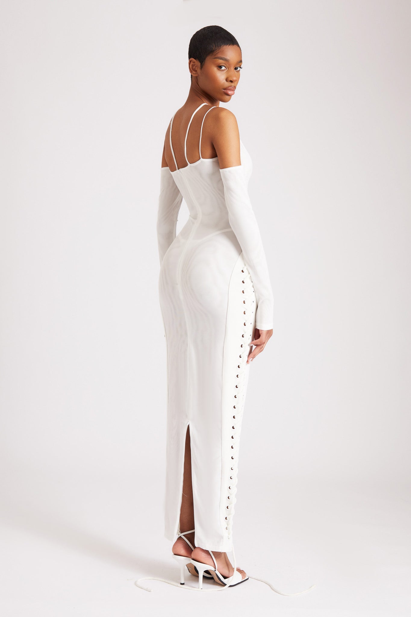 Yacht White Mesh Maxi