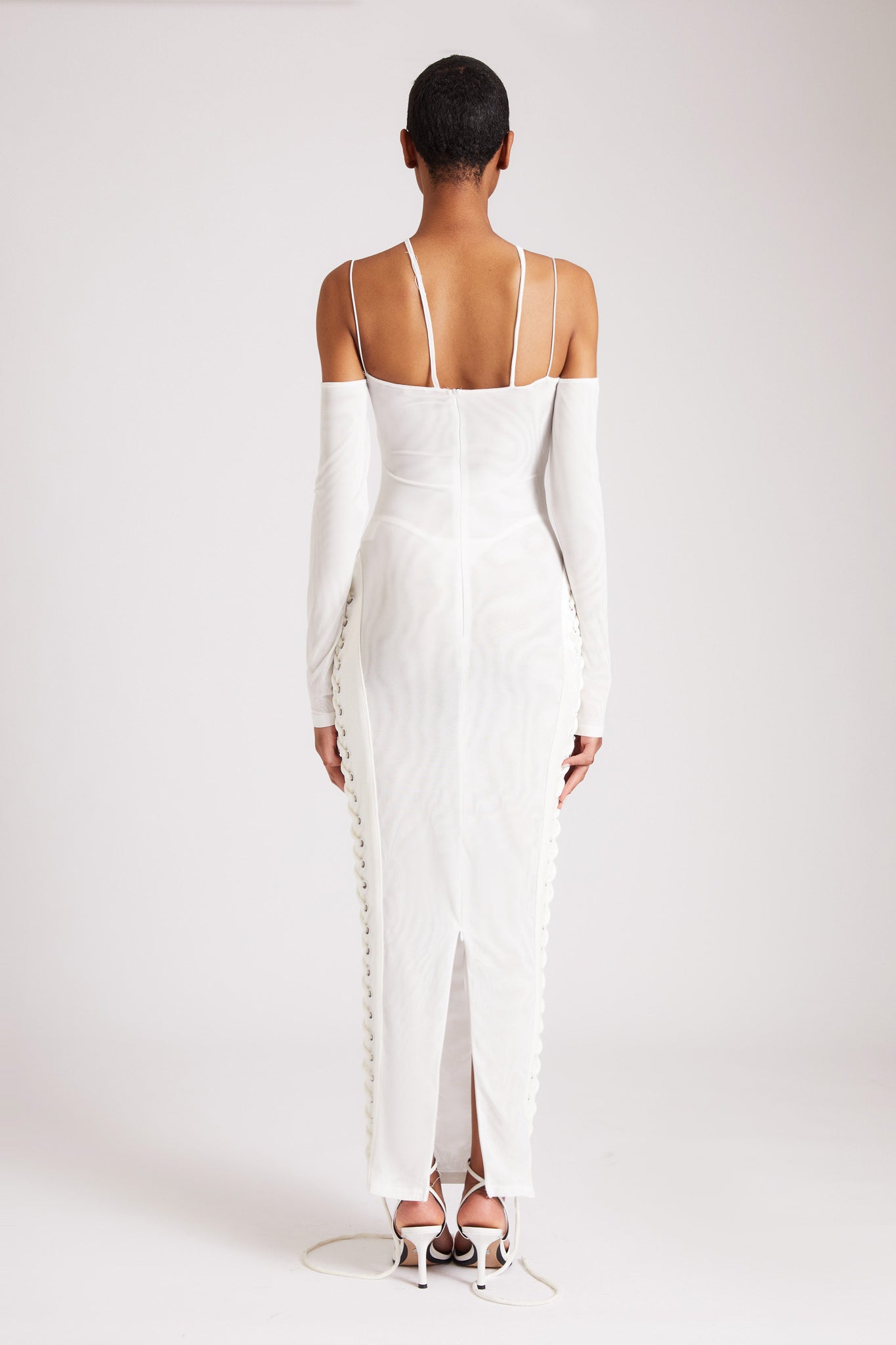 Yacht White Mesh Maxi