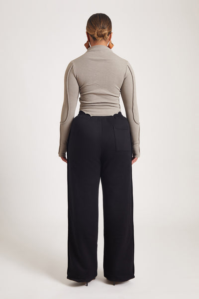 Ribbed Turtleneck - Moonlight
