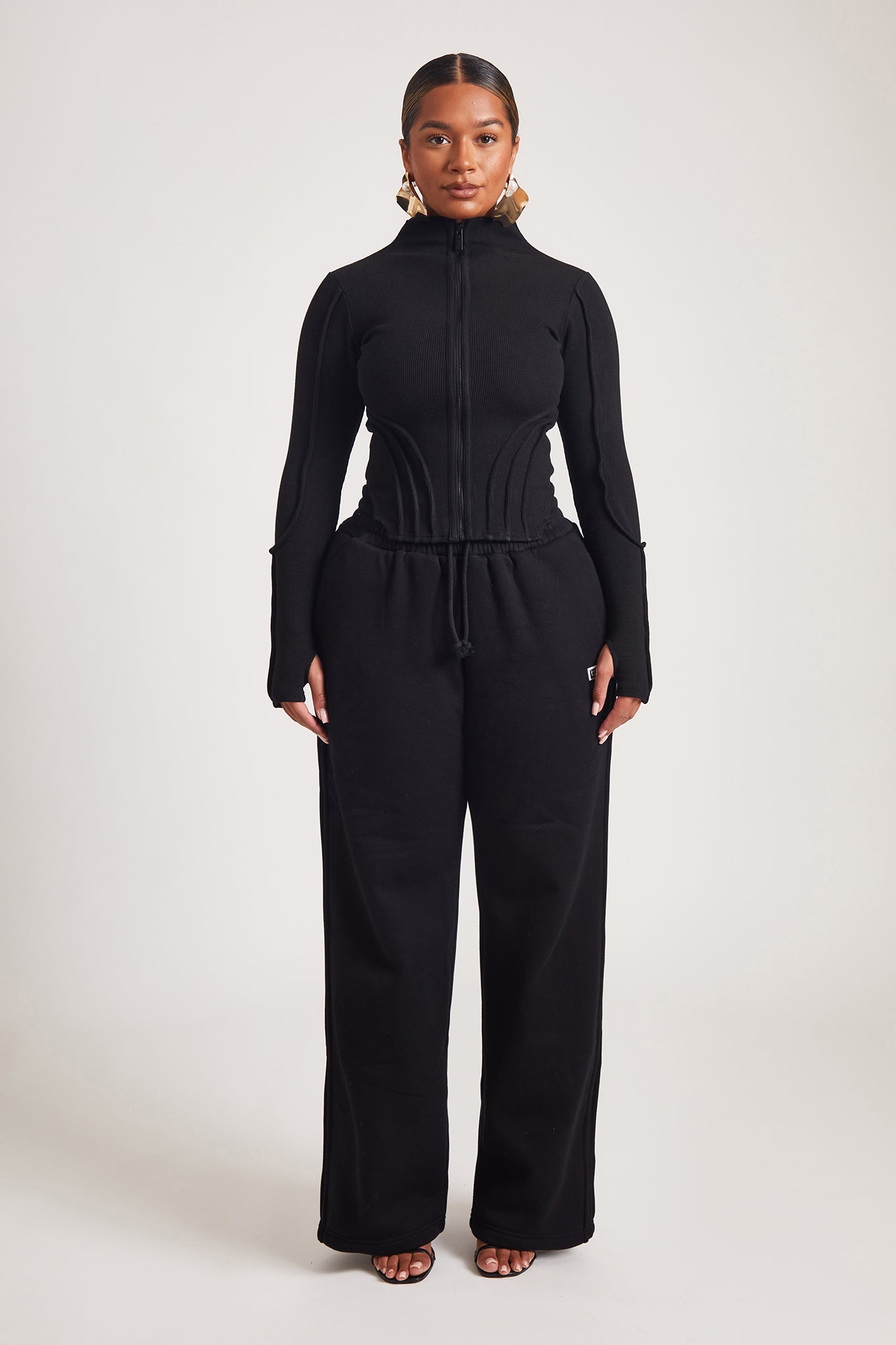 Panther Ribbed Turtleneck