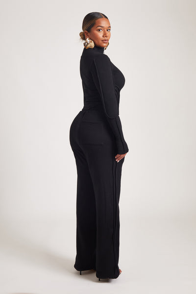 Panther Ribbed Turtleneck