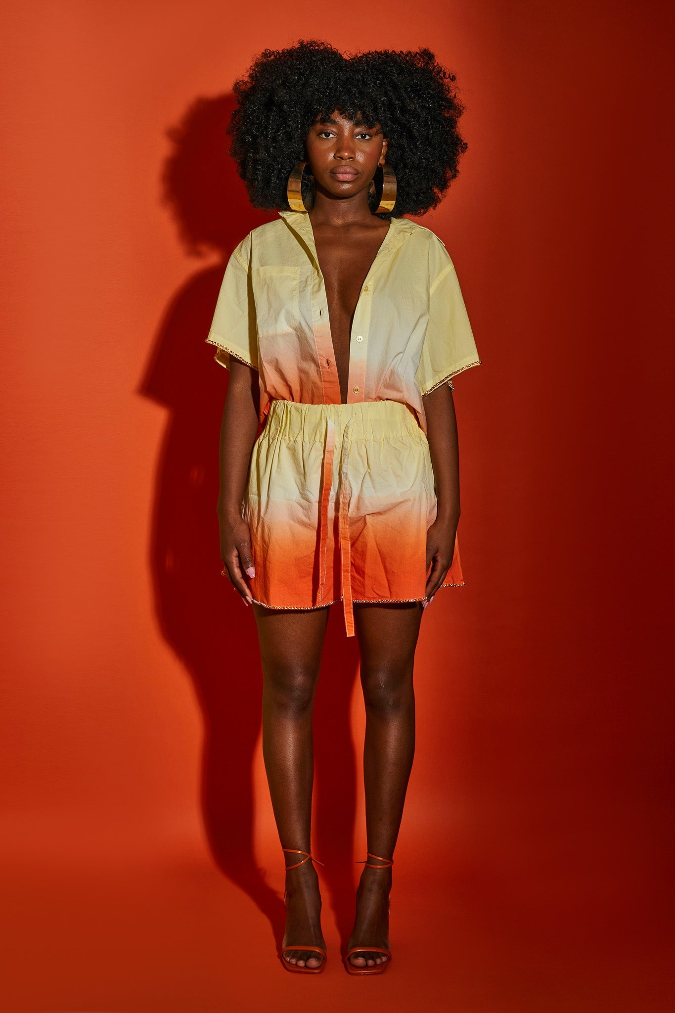 Flame Ombre Poplin Shirt