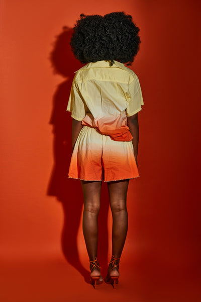 Flame Ombre Shorts