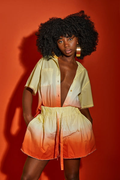 Flame Ombre Poplin Shirt