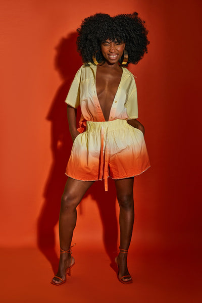 Flame Ombre Poplin Shirt