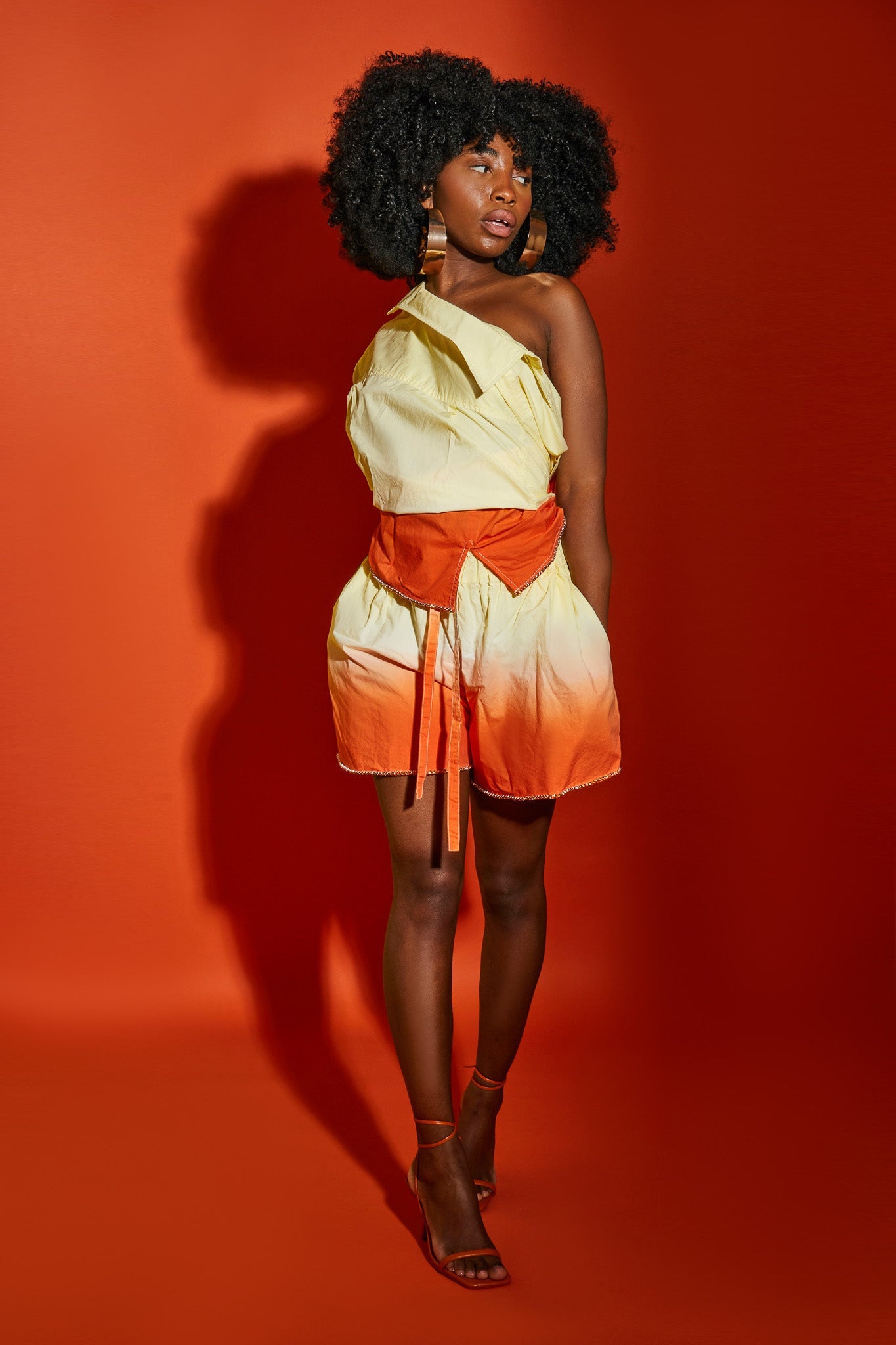 Flame Ombre Poplin Shirt