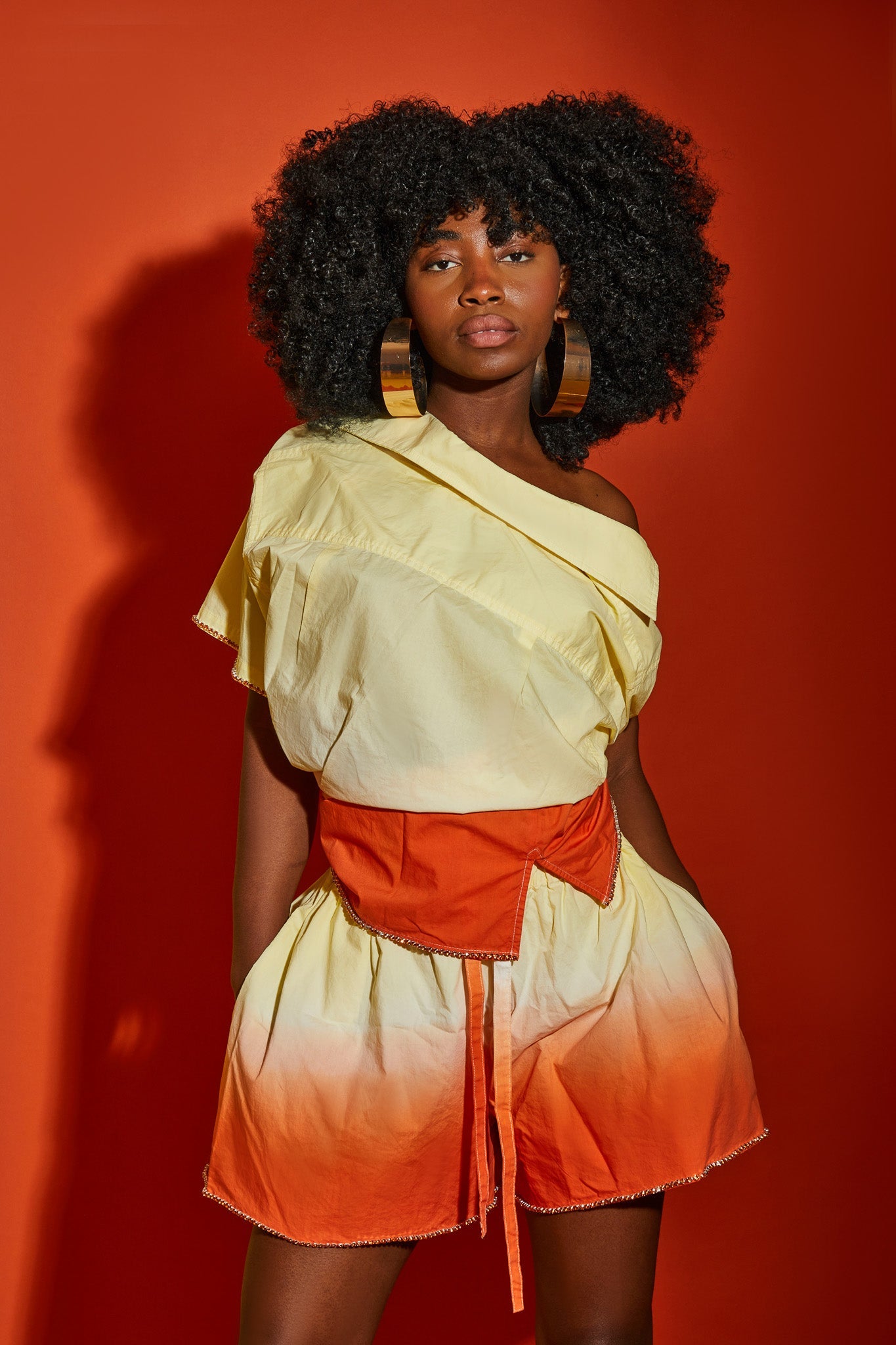 Flame Ombre Poplin Shirt