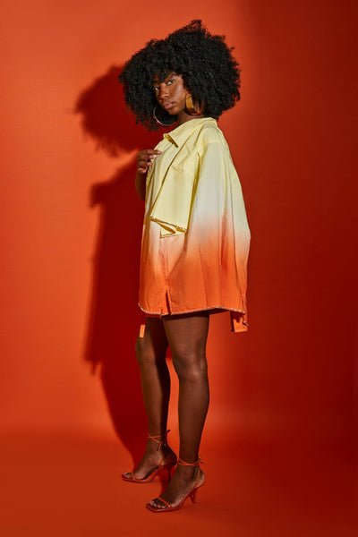 Flame Ombre Poplin Shirt
