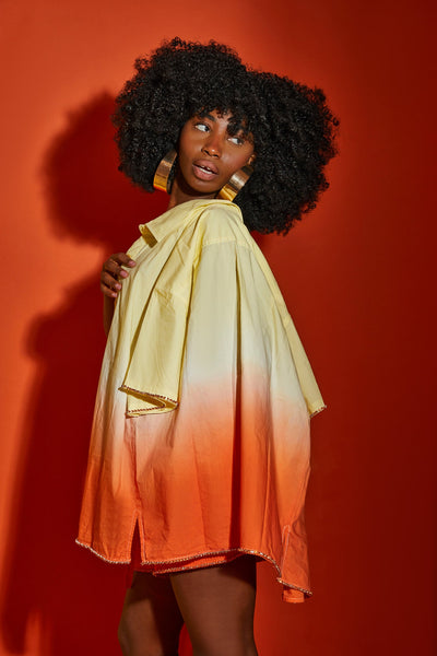 Flame Ombre Poplin Shirt