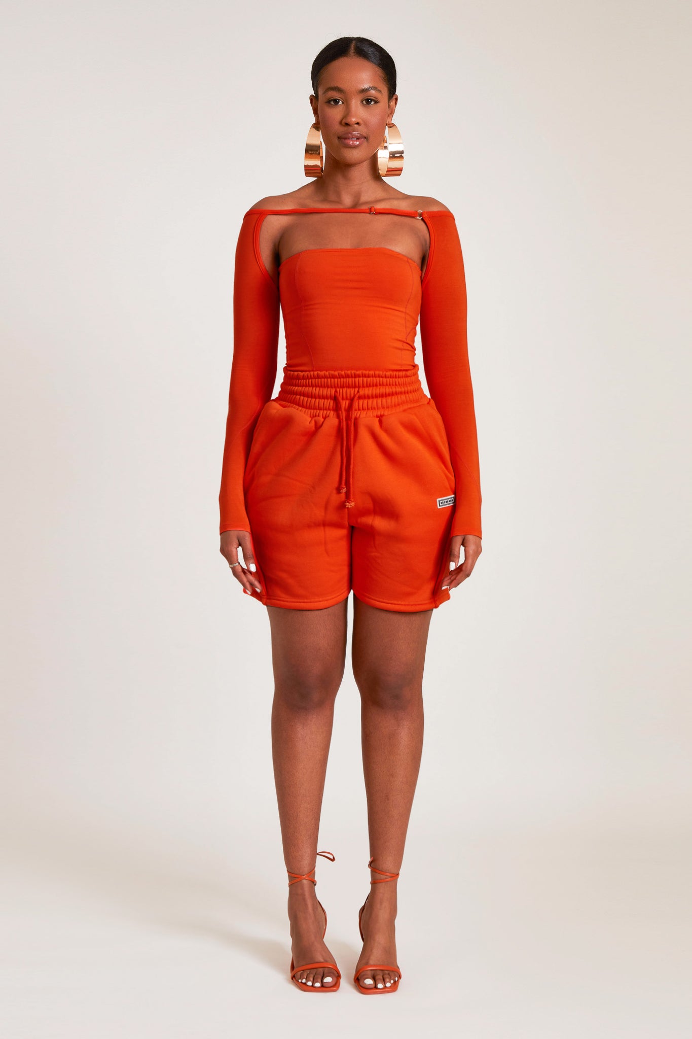 Sleeved Cami - Flame