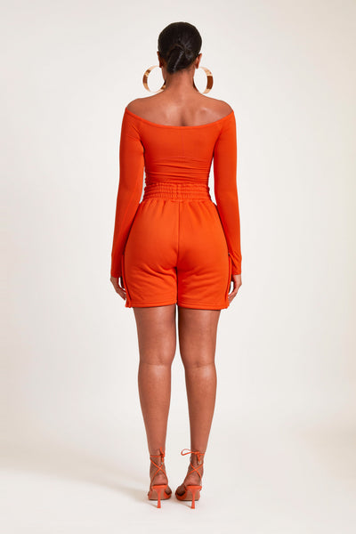 Sleeved Cami - Flame