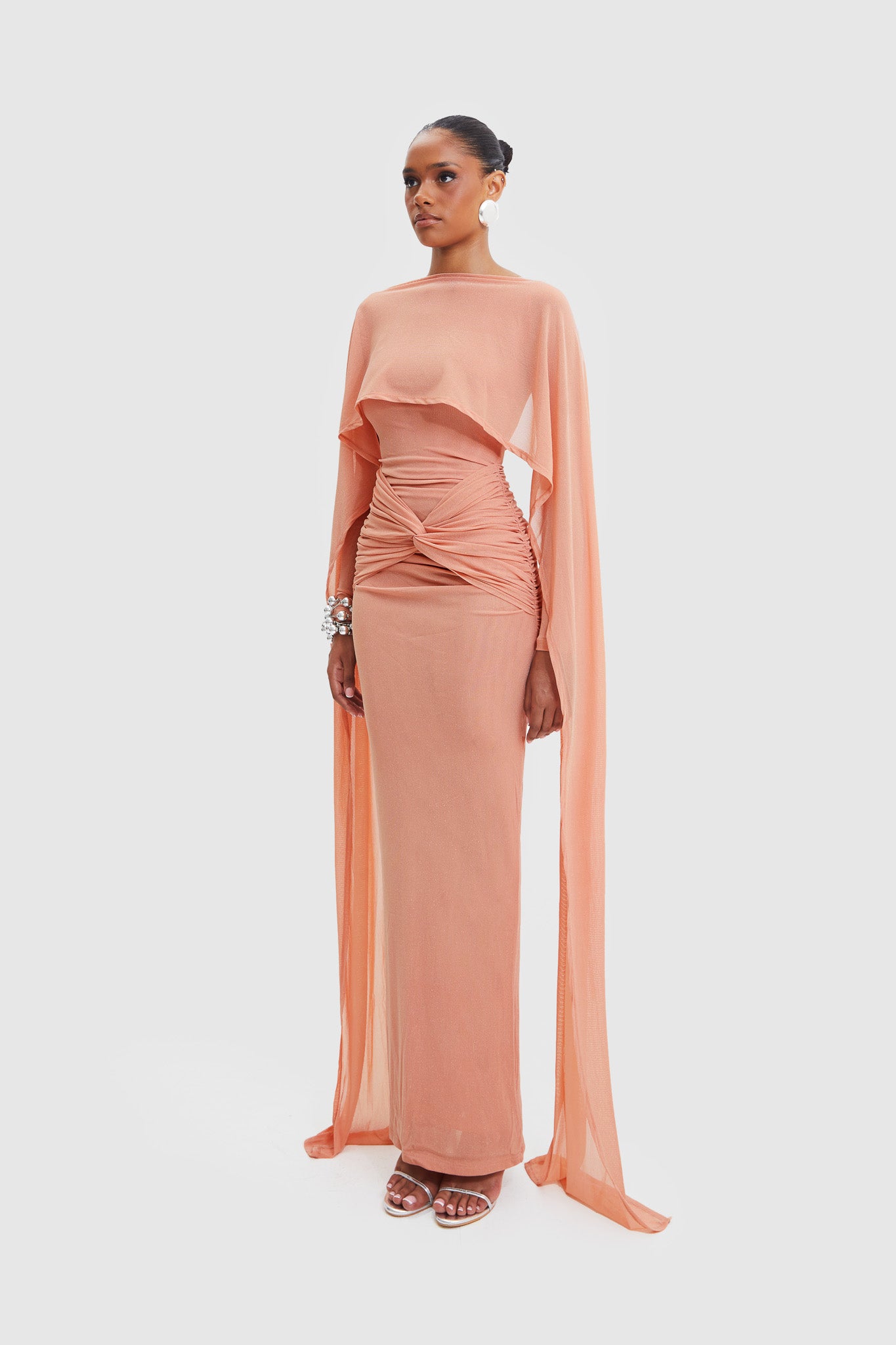 Kasy Dress - Peach