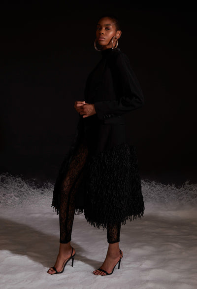 PRE ORDER Hourglass Fur Blazer Jacket