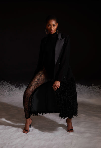 PRE ORDER Hourglass Fur Blazer Jacket