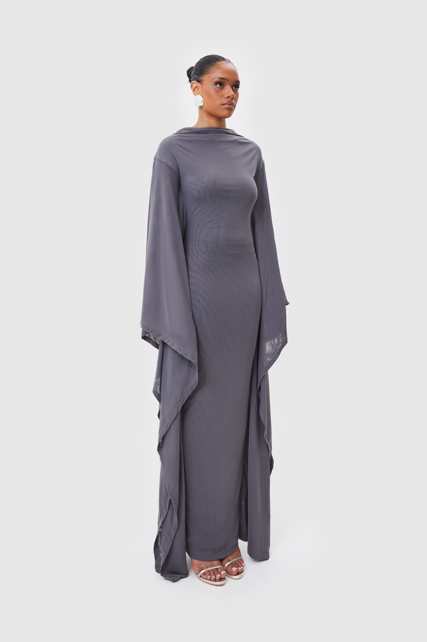 Batwing Gown - Greyed Out – BBXBRAND