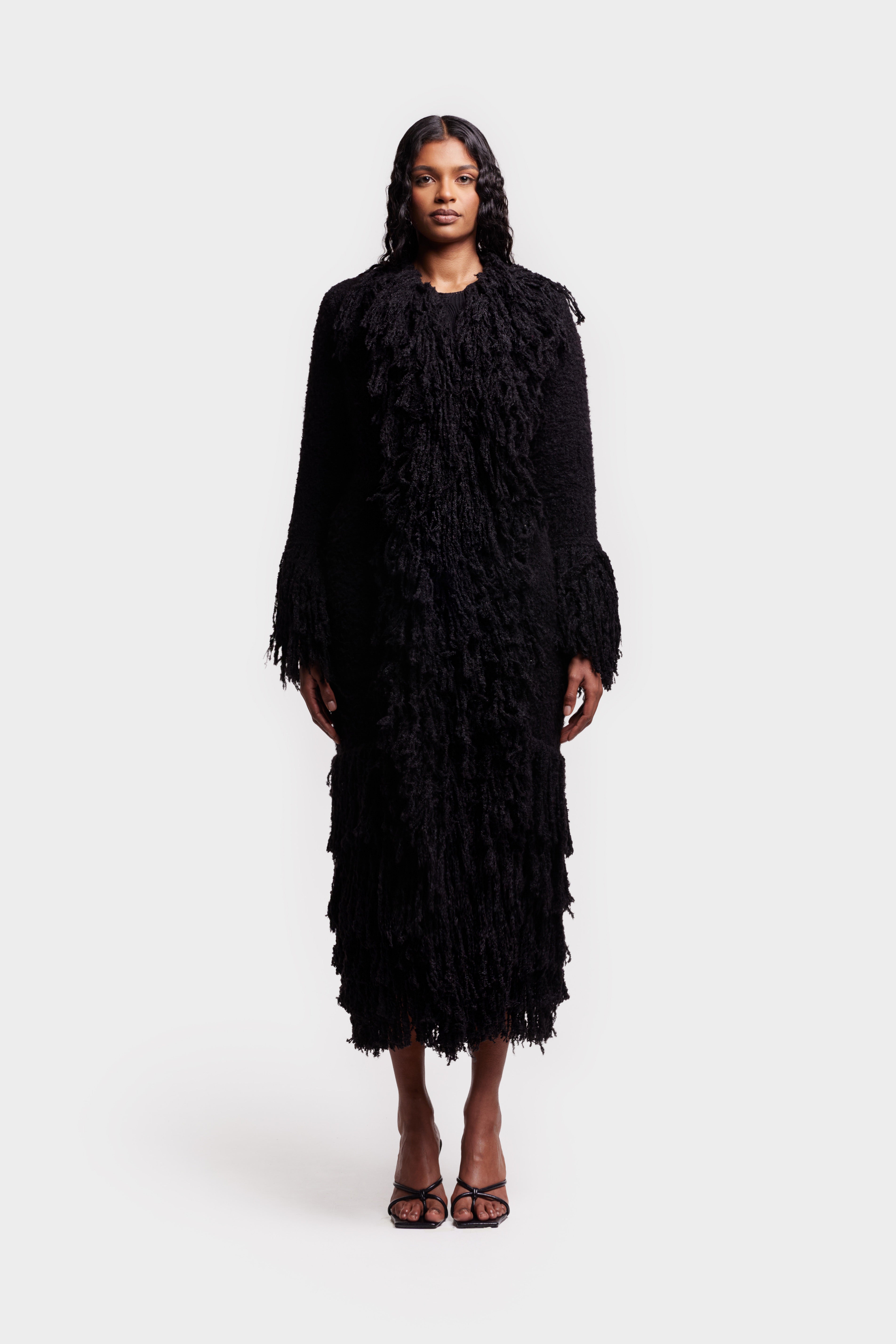 Knitted Alpaca Fur Coat Knitted Alpaca Fur Coat