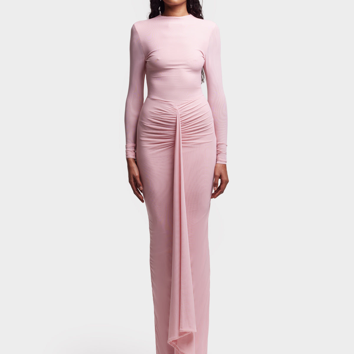 Aluya Mesh Dress - Rose – BBXBRAND