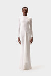 Aluya Mesh Dress - White