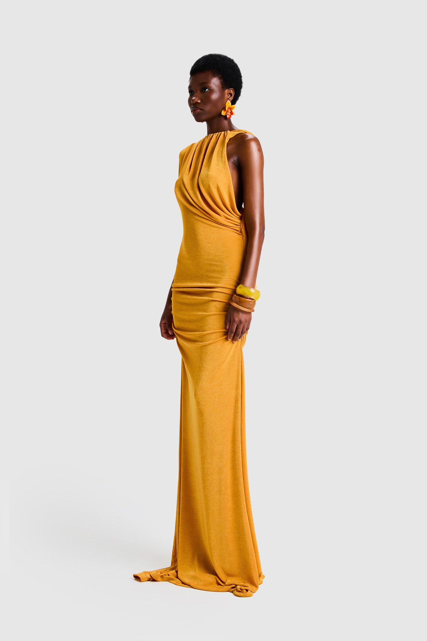 Asymmetric Niyah Maxi - Sweet Pineapple