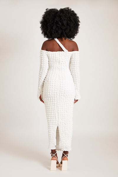 Twisted Bandeau Maxi - Yacht White