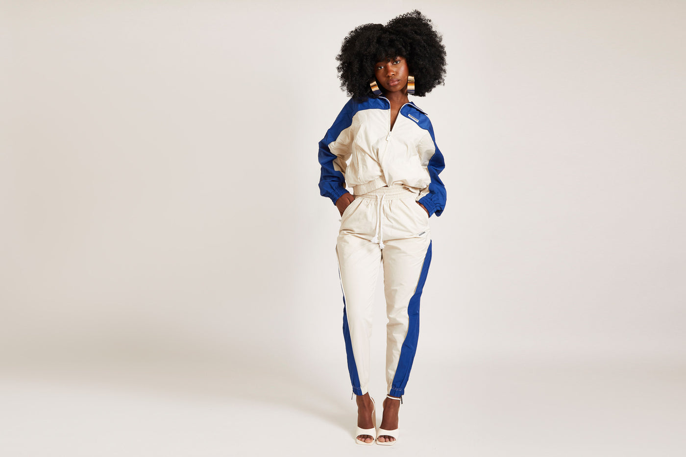 Shell Track Jacket - Blueberry