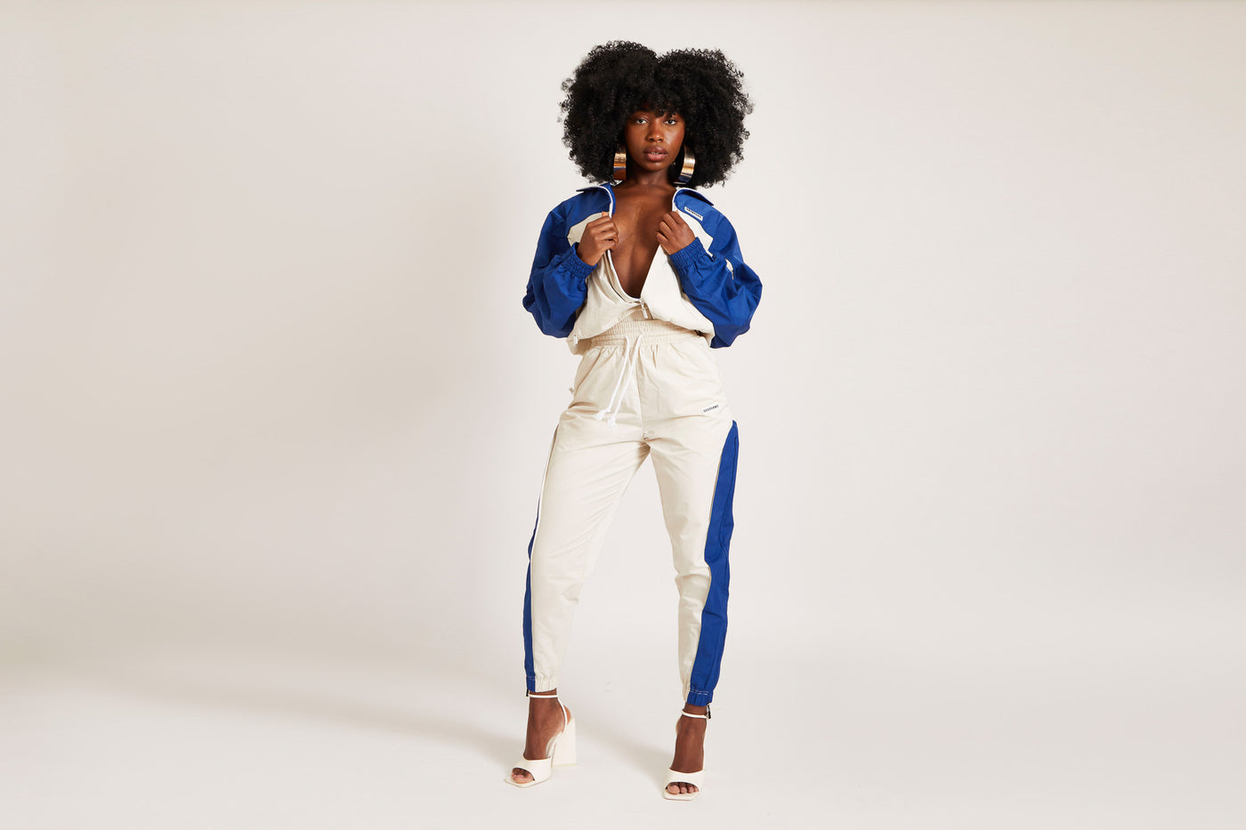 Shell Track Jacket - Blueberry